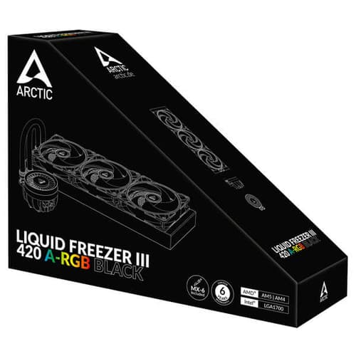 Arctic Liquid Freezer III 420 ARGB CPU Liquid Cooler (Black)